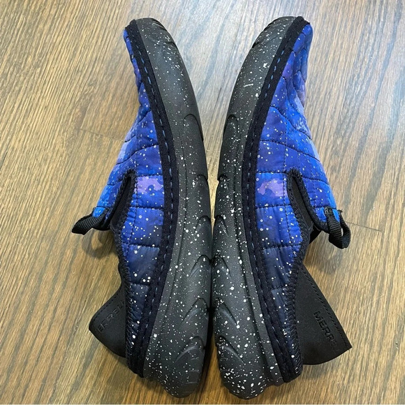Merrell‎ Men\'s Hut Moc Slip On Shoe Night Sky Stars Quilted Upper J003711 Blue main image 10